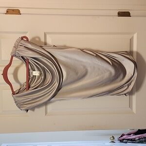 Cache Silver Silk Blouse